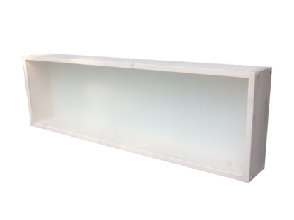 Hängevitrine weiß
