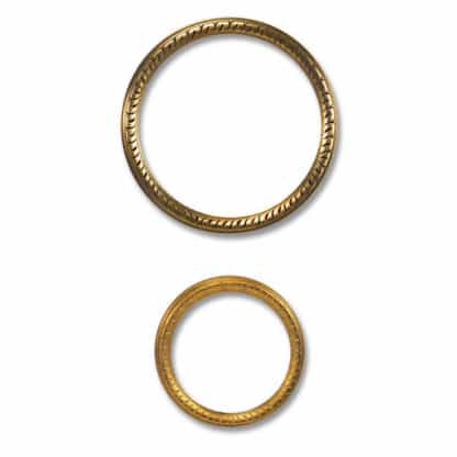 Runder Rahmen mit Ornament