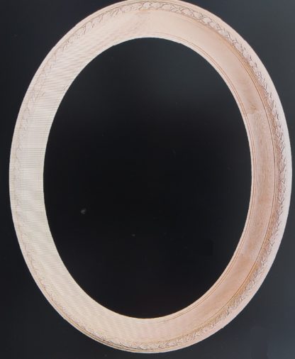 Ovalrahmen mit Blattwerk 80 x 130 cm 2